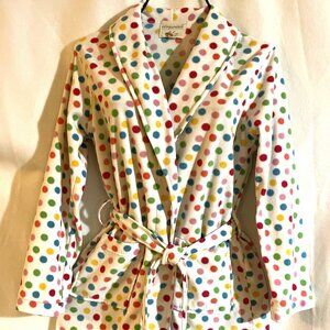 Womens Aeropostale Polka Dot Robe Very Cute & Colorful! Size Small
